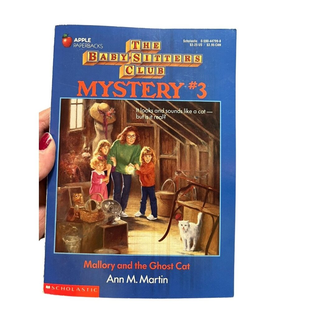 The Baby Sitters Club Mystery #3 Mallory and the Ghost‎ Cat Ann M. Martin